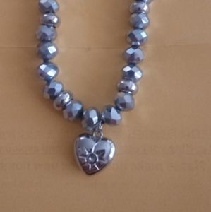 ONE DAY🎁SILVER HEART  NECKLACE NWT PRICE IS FIRM